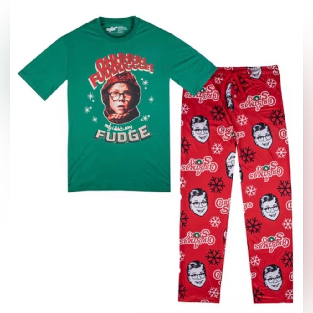 A Christmas Story Oh Fudge Sleep Set - NWT